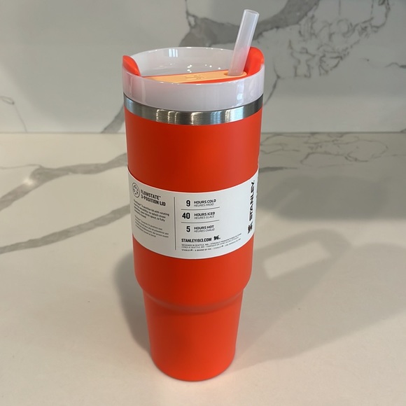 Stanley - 30 oz. TIGERLILLY - Quencher H2.0 FlowState Tumbler w/handle - NWT! - Picture 4 of 8